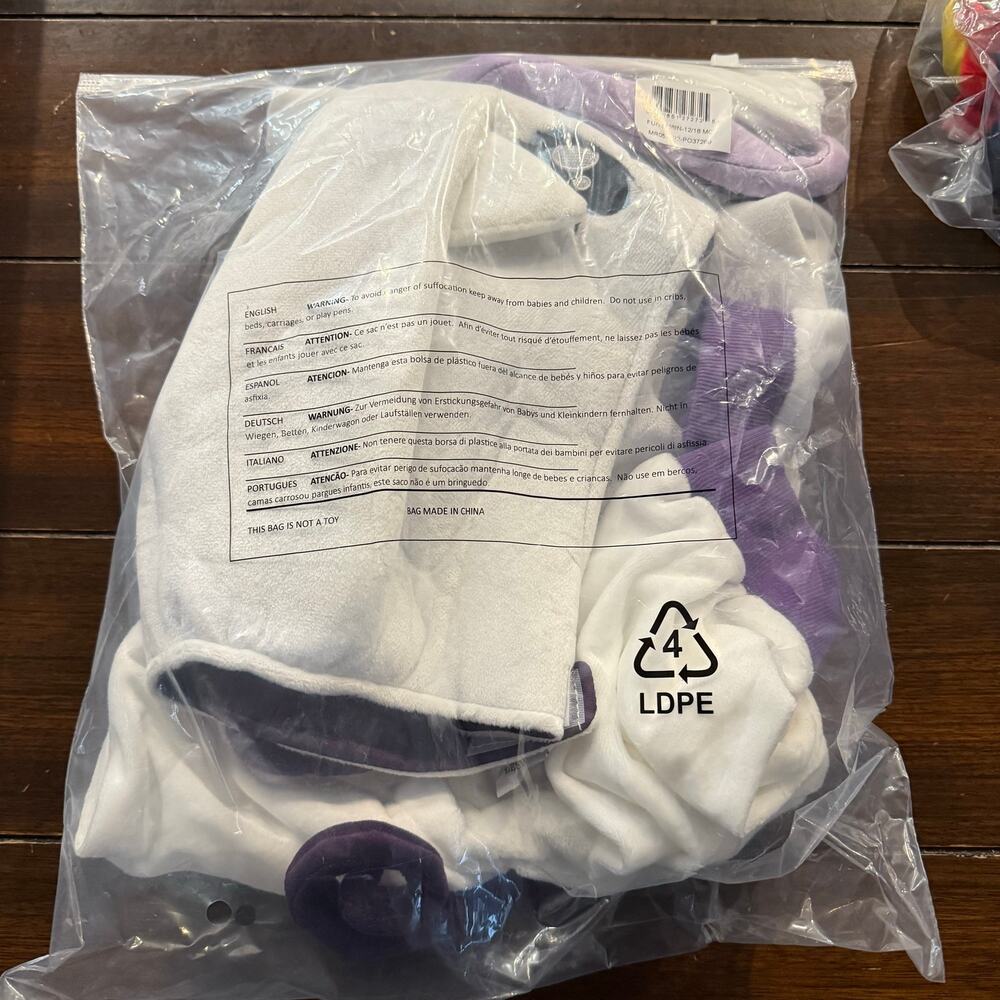 My Little Pony Rarity Baby Costume Size 12-19M